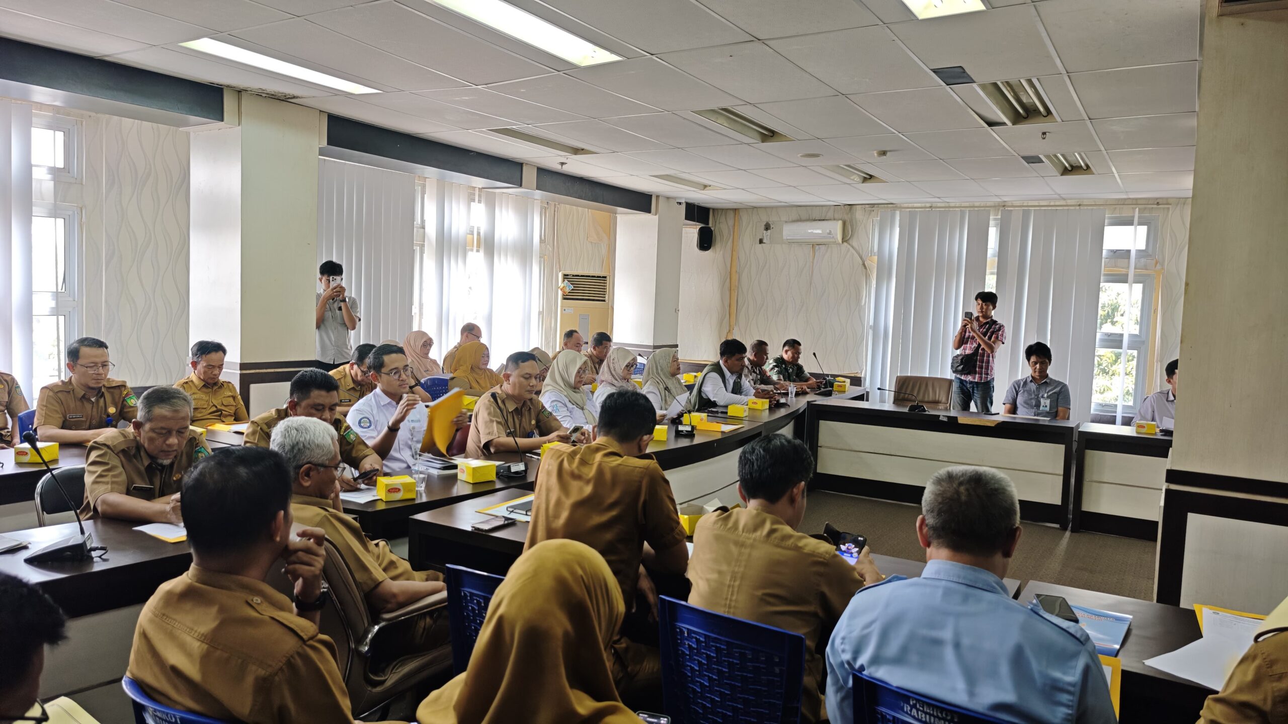 Rapat persiapan HUT ke-25 Kota Prabumulih bersama Forkopimda