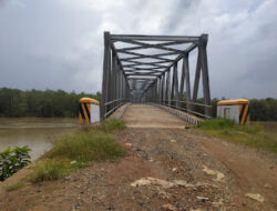 Jembatan Penghubung Desa Pandan – Talang Nangka Rampung