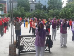 DPC Aski Prabumulih Gelar Senam Sehat Berhadiah