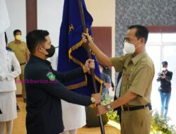 Resmi dikukuhkan Wedi Saputra Pimpin Karang Taruna Kota