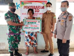 Kades Bukit Selabu Salurkan BLT – DD Tahap Januari, Februari dan Maret