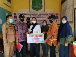 28 KPM Desa Sido Mukti Terima BLT Dana Desa Pertiga Bulan