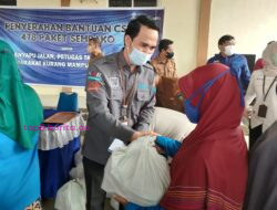 Bank Sumsel Babel Prabumulih Kembali Salurkan 478 Paket Sembako ke Pemulung