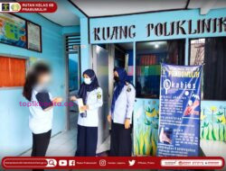 Jaga Kesehatan WBP, Rutan Prabumulih Kemenkumham Sumsel Berikan Vitamin Secara Rutin