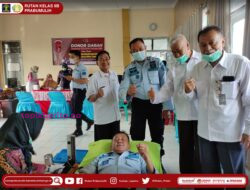 Peringati HDKD ke- 77, Rutan Prabumulih Gelar Donor Darah