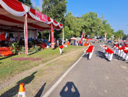 Rayakan HUT ke-77, 209 Sekolah di Pali Adu Teknik Gerak Jalan