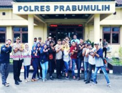 Kapolres Baru, AKBP Witdiardi Silaturahmi Dengan Wartawan Prabumulih