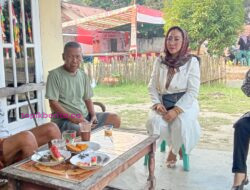 Peringati HUT RI ke 77, Rika Sungudi Sambangi Veteran di Kota Prabumulih