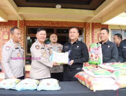 Serdik Sespimmen Polri Dikreg ke – 62 T.A.2022 Berikan Bantuan Sosial Melalui Polres Prabumulih