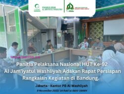 HUT Ke-92 Al Jam’iyatul Washliyah Bakal Gelar 4 Kegiatan