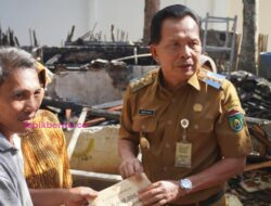 Ridho Yahya Bantu Keluarga Korban Kebakaran