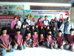 Temu Kangen Anggota IKA USU Sumsel di Kota Prabumulih Diramaikan Oleh Anak Didik Panti Asuhan