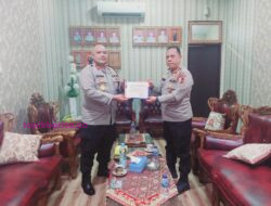 Kapolres Prabumulih Polda Sumsel Terima Penghargaan Dari PT. KAI Sumsel Wilayah II