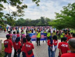 Satlantas Polres Prabumulih Sosialisasi ETLE di Taman Kota