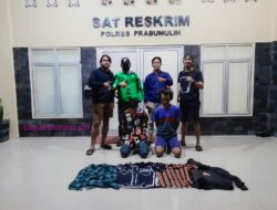 Bongkar Rumah Tanpa Izin, Dua Pria Ditangkap Tim Gurita Polres Prabumulih