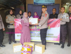 Meriahkan HUT Satpam Ke-42, Polres Prabumulih Gelar Baksos