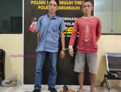 Tebang Kayu Akasia, Dua Pria Ini Ditangkap Tim Polsek Prabumulih Timur