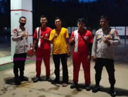 Ngepok Minyak, Bhabinkamtibmas RKT Himbau Pegawai SPBU
