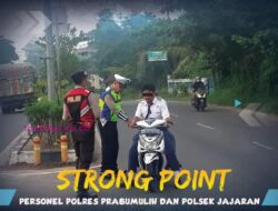 Giat Strong Point, Satlantas Polres Prabumulih Himbau Pelajar