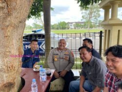Kapolres Prabumulih Gelar Coffe Morning Dengan Wartawan
