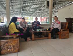 Himbau Kamtibmas, Kapolsek Cambai Kunjungi Desa Binaan