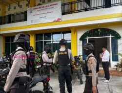 Program Polres Prabumulih, Setiap Minggu Jaga Rumah Ibadah Umat Kristen