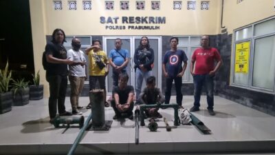 Curi Pipa, Dua Warga GIB Ditangkap Satreskrim Polres Prabumulih