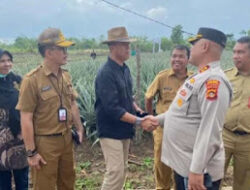 Kapolres Prabumulih Pimpin Langsung Pengamanan Kedatangan Menteri Pertanian