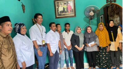 GM Zona 4 dan FM Adera Field Silaturahmi ke Korban Kecelakaan Rig NREM