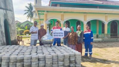 KKKS Pertamina EP Adera Field Serahkan Bantuan Pembangunan Masjid Al-Muttaqin