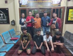 Empat Pemuda Pengeroyok Edo Ditangkap Satreskrim Polsek Barat