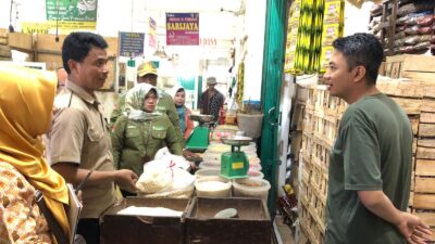 Menjelang Ramadhan Sat Intelkam Polres Prabumulih Sidak Pasar