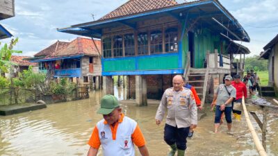 Bersama BPBD, Kapolres Prabumulih Cek Debit Air di Payuputat