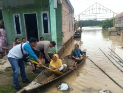 Ratusan Rumah Warga Payuputat Mulai Terendam Banjir