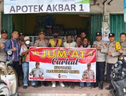 Kanitres Polsek Prabumulih Timur, Ipda Budi Anhar SH MSi Melakukan Kegiatan Jumat Curhat Menyambangi Tukang Ojek
