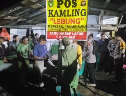 Grebek Satkamling Lebung Tj Raman, Kapolres Prabumulih Lakukan Jumat Curhat