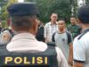 Polsek Prabumulih Barat Berikan Pengamanan Warga Unjuk Rasa di SP.3