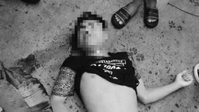 Polisi Olah TKP Kejadian Korban Penusukan Ternyata Warga Karang Raja
