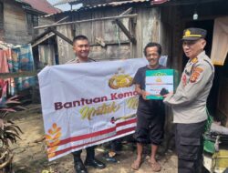 Sat Binmas Polres Prabumulih Salurkan 10 Paket Bantuan Kemanusiaan Untuk Negeri