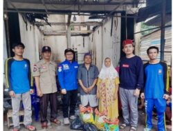 Dinsos Muba Serahkan Bantuan Kepada Korban Kebakaran