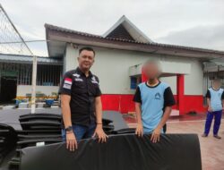 Penuhi Hak WBPRutan Prabumulih Bagikan 50 Matras untuk Alas Tidur