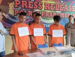 Tiga Pelaku Pembobol Alfamart Ditangkap, Otak Pelaku Menangis