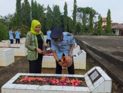 Peringati Hari Bakti, Rutan Kelas IIB Prabumulih Gelar Ziarah di TMP