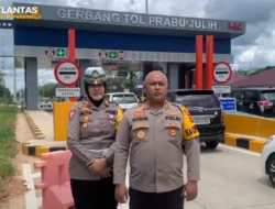 Polres Prabumulih Ingatkan Tol Indra Prabu Tutup 1 Mei 2023