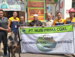 Bentuk Kepedulian, PT.MPC Salurkan Hewan Kurban Kelima Desa di Ring Satu Perusahaan