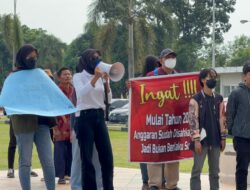 Belum Bayarkan Uang UKT, Puluhan Mahasiswa PEM Akamigas Tuntut Pemkot Prabumulih