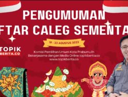 KPU Kota Prabumulih Umumkan Daftar Caleg Sementara, Ini Daftarnya