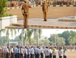 Pj Walikota Prabumulih Elman ST MM Pimpin Upacara Bendera