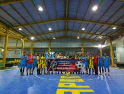 HUT Humas Polri ke-72, Polres Prabumulih Main Futsal Bersama Wartawan