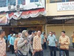 Pj Walikota Prabumulih Elman, ST Monitoring Stok dan Harga Pangan di Pasar PTM